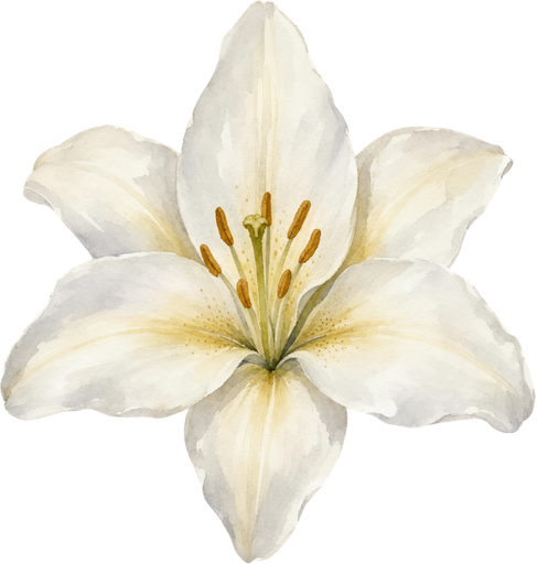 A white flower
